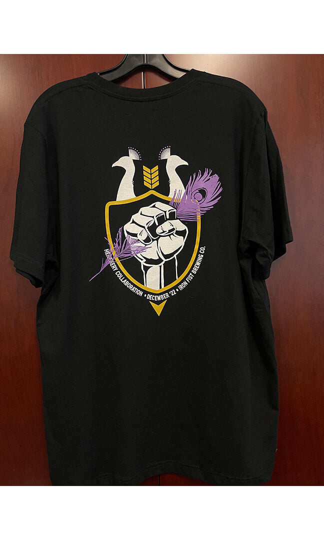 Henebery/Iron Fist Collaboration Short Sleeve Mens Shirt - Black