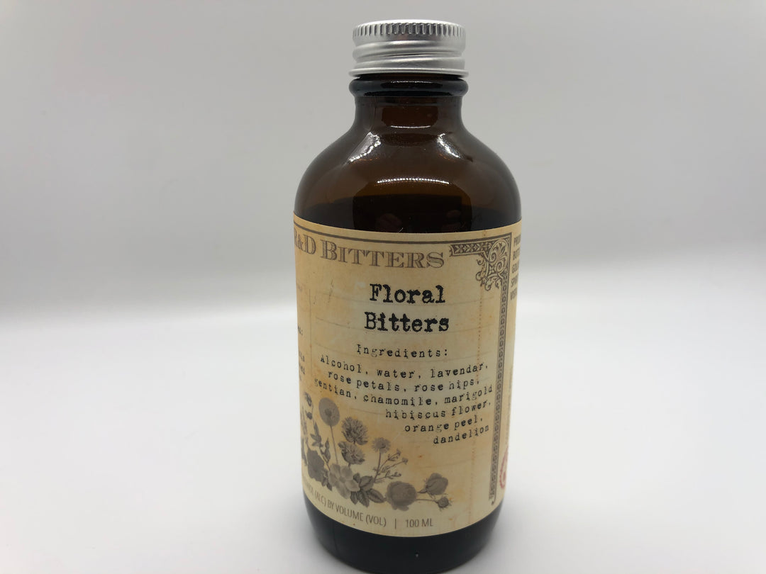 Rose Bitters Floral Bitters by R&D Bitters Co – Henebery Spirits, Inc.
